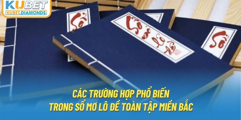 Các trường hợp phổ biến trong sổ mơ lô đề toàn tập miền bắc